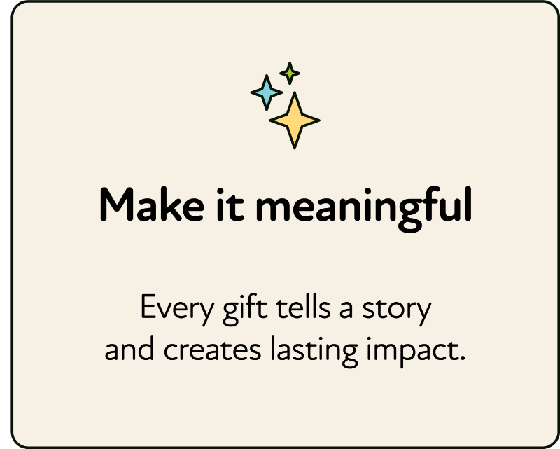 Make it meaningful